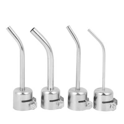 4pcs Hot Nozzle Extended Elbow Nozzle 3/5/6/8mm For 850 850A 852 852D 852D 950 Desoldering Station Welding Tools