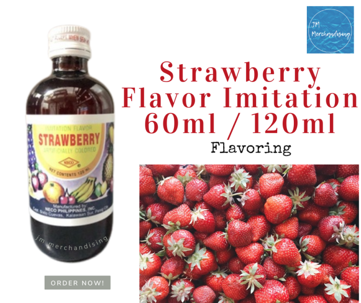 Strawberry Flavor Imitation Extract 60ml/120ml Lazada PH