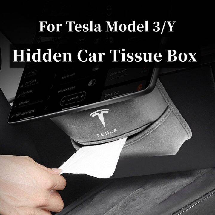 Tissue Box For Tesla Model 3 X S Y Vehicle Supplies Car Tissue Holder
