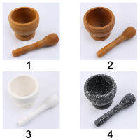 Grinder Pestles Mortars Spice Natural Resin Grinding Set Herb Mixing Kit Crusher