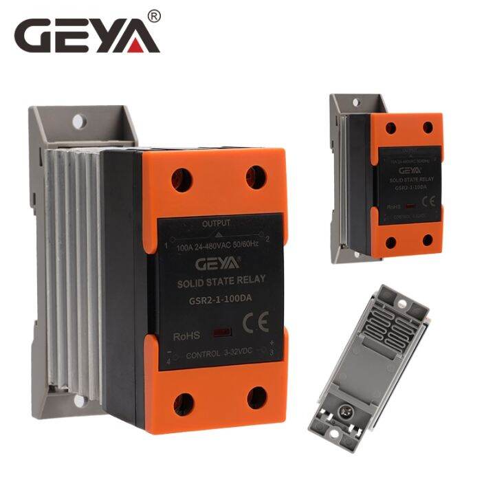 geya-รีเลย์แบบโซลิดสเตทรีเลย์พร้อมหม้อน้ำ-ssr-10da-25da-40da-80da-100da-ควบคุม-dc-เฟสเดียว-ssr-dc-dd-da-aa