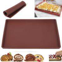 ใหม่ซิลิโคน Bakeware จานอบ Pastry Bakeware ถาดอบเตาอบ Rolling Kitchen Bakeware Mat Sheet