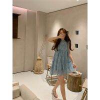 ⊕❁✑ 2057 Taurus307 ชุดสตรีฤดูร้อน Ruffled Sleeves สไตล์หลวมสบายแฟชั่นหวานสำหรับ Office Date Travel