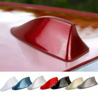 ♟❄● Universal Carbon Fiber Look Car Roof Top Mount Shark Fin Aerial Antenna Toppers Auto Radio AM FM Antenna Signal Amplifier