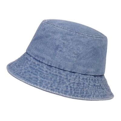 New Foldable Fisherman Hat Washed Denim Bucket Hats Unisex Fashion Panama Caps Hip Hop Men Women Bucket Cap Gorras