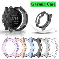 เคสป้องกันสำหรับ Garmin Fenix 5 5S 5X Plus คุณภาพสูง TPU Cover Slim Bumper Shell สำหรับ Garmin Fenix 6 6S 6x Pro