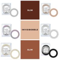 Invisibobble รุ่น Slim ใส่ข้อมือได้ แยกขาย และ ยกกล่อง(3 เส้น คละสีได้) สินค้าพร้อมส่ง ของแท้