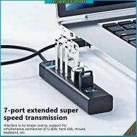 7 Ports Hub USB 3.0 High Speed Multiple Adapter Extension Cable PC Laptop High-speed Expansion Of Multi-interface HUB