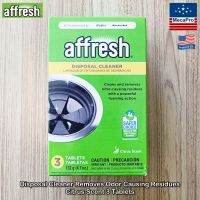 Affresh® Disposal Cleaner Odor Causing Residues, Citrus Scent 3 Tablets เม็ดฟู่ทำความสะอาดสิ่งตกค้าง สำหรับอ่างล้างจาน