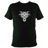 Casual Perfect Men Tribal Dragon Tattoo T-Shirt Design Mens T-Shirts