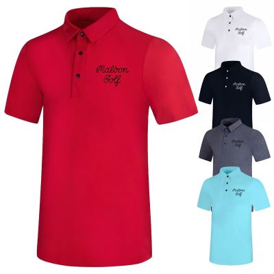 New GOLF Clothing Mens Short-Sleeved t-Shirt Spring Summer Quick-Drying Breathable Half-Sleeved Outdoor Sports Jersey T2390Sports shoes