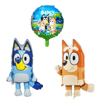 Themed Bingo Bluey Kids Printed Latex Foil Balloons Party Birthday  Decorations