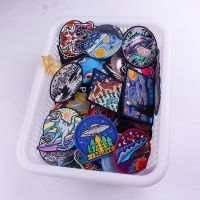 Pulaqi Random Mixed Patches On Clothes Wholesale Patch Punk Rock Embroidery Patches On Clothes Cartoon Animal Patch Stripes DIY