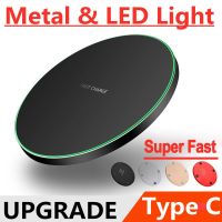 NEW 15W Wireless Charger For iPhone 14 13 12 11 Pro XS X XR 8 Induction Type C Fast Charging Pad for Samsung S22 S21 S20 Xiaomi