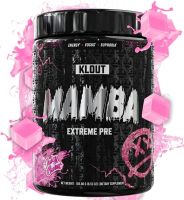 KLOUT Mamba Extreme Pre-Workout Pwr  (25 servings) Powerful High-energy stimulant  Nitrate pump Preworkout Focus and clarity Muscle