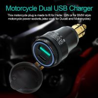 Portable Ducati Motorcycle Vehicle Charging Socket QC3.0 USB Car Charger Quick Charge Plug