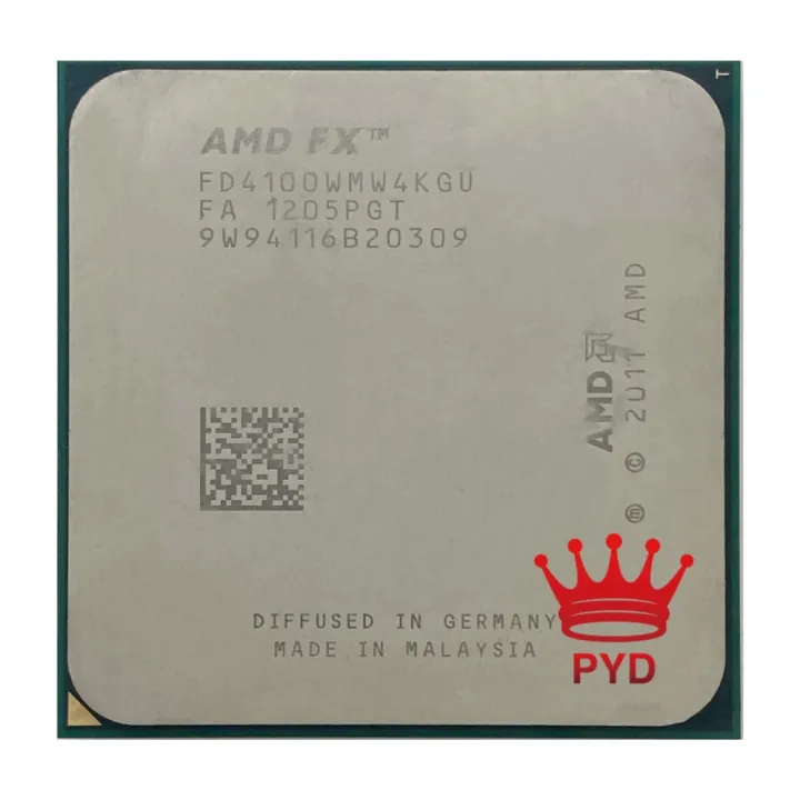 AMD FX-Series FX4100 FX-4100 FX 4100 3.6 Ghz Quad-Core CPU Processor ...