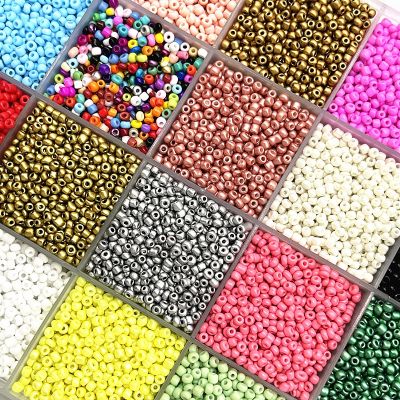 【CC】✈✈  15g 2mm 3mm 4mm Effect of The Lacquer That Bake Czech Glass Beads for Jewelry Making Accessorie