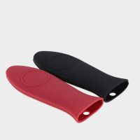 Non-Slip Silicone Handle Holder Cookware Parts Potholder Cast Iron Skillet Grip Sleeve Cover Pots Pans Handle Parts Other Specialty Kitchen Tools