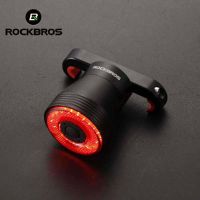 RockBros Q5 Bike Rear Lights Tail Lights Smart Brake Sensor Taillight USB Rainproof 4 Modes