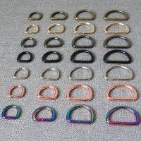 【hot】✇❧✓  10Pcs 15mm 20mm 25mm 32mm Metal D Rings Dog Collar Leash Harness Straps Buckle Sewing Accessories Clasp