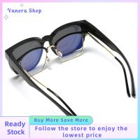 VANORA SHOP กรอบสี่เหลี่ยม แว่นกันแดดโพลาไรซ์แบบพอดีตัว UV400 ขนาดใหญ่สุดไซต์ ห่อรอบเฉดสี วินเทจ Y2K แว่นกันแดดที่ใส่ทับแว่นสายตาได้ ผู้หญิงและผู้ชาย