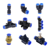 【YY】Pneumatic fittings PYPUPVPEHVFFSA Air water s and connectors direct thrust 4 to12mm plastic hose quick couplings