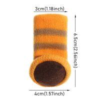 、’】【‘ Home Non-Slip Knitted High Elastic Furniture Protectors Covers Table Legs Socks Chair Foot Cover Floor Protection Pads