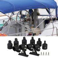 12pcs Nylon Marine Boat Canopy Cover Bimini Top Deck Hinge Jaw Slide Eye End Fitting Hardware Universal DIY Tool Solid Accessories