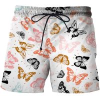 Cartoon animal Newest Popular Butterfly pattern Summer Fashion Mens Shorts 3D Print Hip Hop Casual Harajuku Beach Shorts Drop