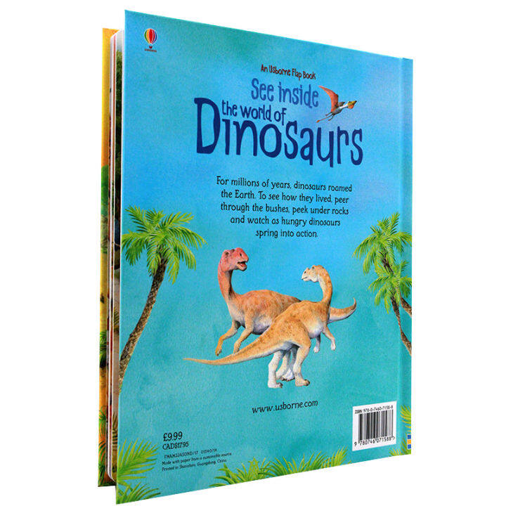 look-at-the-original-picture-book-of-dinosaur-world-in-english-usborne-see-inside-the-world-of-dinosaurs