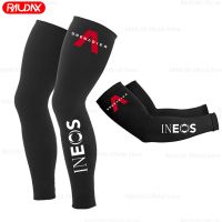 2023 Team Ineos Grenadier Leg Warmers Black UV Tection Cycling Arm Warmer Breathable Bicycle Running Racing MTB Bike Leg Sleeve