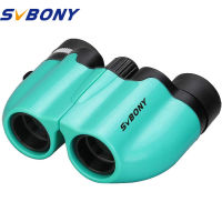 Svbony SV525คอนเสิร์ตกล้องส่องทางไกลของขวัญวันเกิด8X21ขนาดกะทัดรัดเด็กของเล่นกล้องส่องทางไกลสำหรับเด็กดูนกตั้งแคมป์เดินป่ากิจกรรมกลางแจ้ง (ไข่มุกสีเขียวน้ำ)