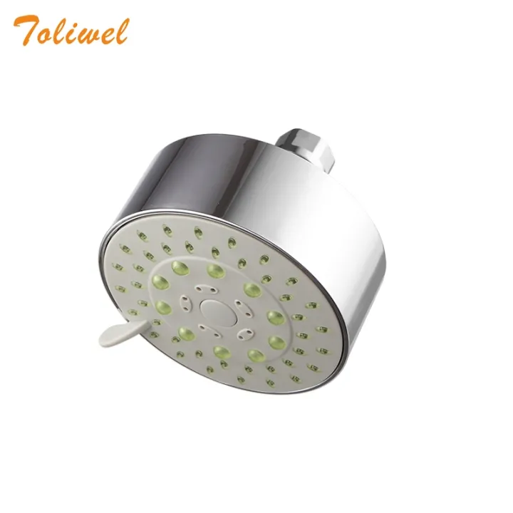 Shower Head High Pressure SPA Rain Fixed Showerhead Rainfall 5 Setting