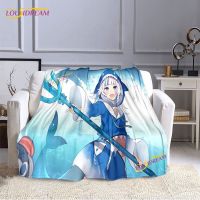 Hololive Gawr Gura Blanket 3D Print Cartoon Blanket  Adults Kids Fleece Couch Bed Blanket Soft Cozy Thin Quilt Youtuber Blanket