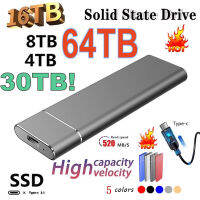 ความเร็วสูง1TB 2TB 4TB 8TB 16TB SSD แบบพกพาภายนอก Solid State Hard Drive USB 3.1อินเทอร์เฟซมือถือฮาร์ดไดรฟ์สำหรับแล็ปท็อป