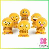 Winsome ตุ๊กตาอิโมจิ ตุ๊กตาส่ายหัว ตกแต่งรถภายใน Emoji ตุ๊กตาส่ายหัวได้ ประดับยนต์  Car decoration