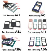 Original Phone Housing New SIM Card Adapter And Micro SD Card Tray Holder With Pin For Suitable For Samsung Galaxy A30S A50S A31 A51 A71 A60