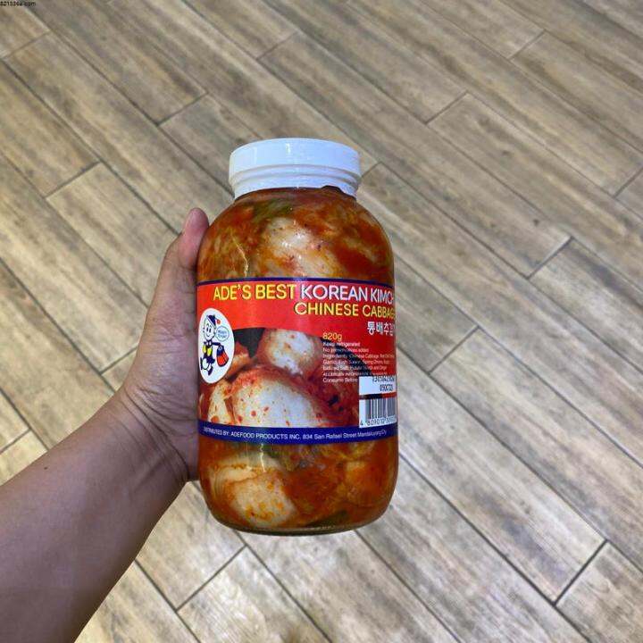 Fast shipping ADE'S BEST KOREAN KIMCHI CHINESE CABBAGE 820g♘ Lazada PH