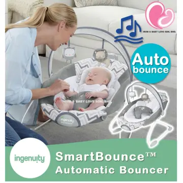 Baby bouncer best sale automatically bounces