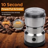 Electric Kitchen Coffee Grinder Household Nuts Beans Spices Blender Grains Grinder Machine Multifunctional Coffee Bean Grinding