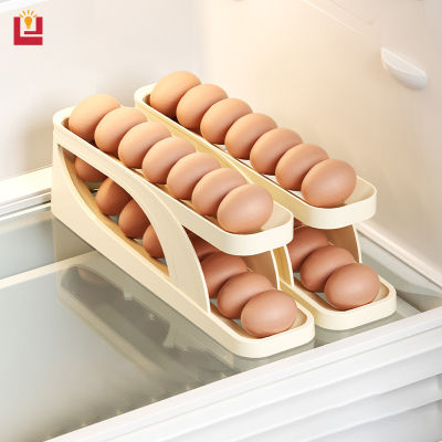 YONUO ที่วางไข่ชั้น กล่องเก็บไข่ ฟอง วางซ้อนได้ ที่ใส่ไข่ กล่องใส่ไข่ เข้าตู้เย็นได้