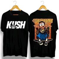 [มีสินค้า]เสื้อยืด▪Kush T Shirt คอปก การออกแบบด้านหลังด้านหน้าพิมพ์ขนาดผู้ชายยอดนิยม HOT