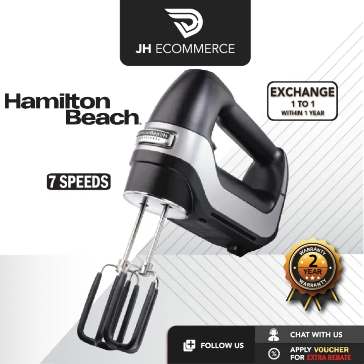 Hamilton Beach Professional Hand Mixer 7 Speed with QuickBurst™ DC