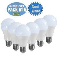 【HOT SALE】 E27/B22 6ชิ้น/ล็อตหลอดไฟ LED AC 100V- 240V Down Lights Home แรงดันไฟฟ้าคงที่ภายในโคมไฟ SMD2835 Cool White/warm White