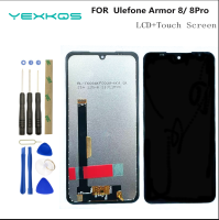 100 Asli Merasai untuk Ulefone Aror 8 5G Paparan LCD dan Penggantian Skrin Enuh สำหรับ ULEFONE ARMOR8 Pro หน้าจอด้านหน้า LCD