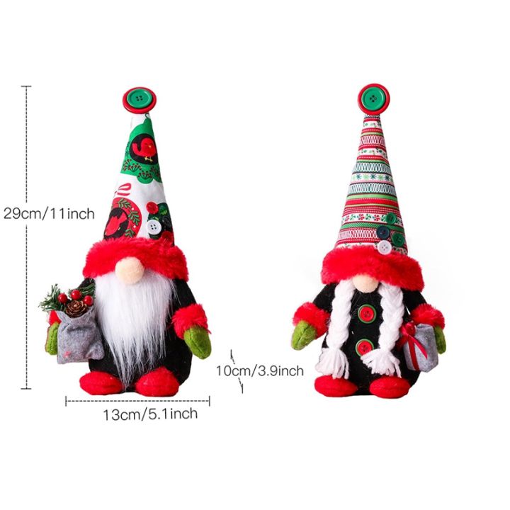 new-year-decor-three-dimensional-faceless-doll-christmas-decoration-xmas-gifts-holiday-toys-elf-gnome-ornaments