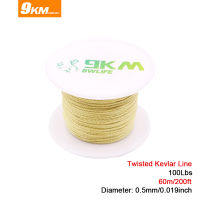 9KM TWISTED KEVLAR LINE Kevlar Fishing Assistant Cords Hook Trip Wire Kites Flying String Kevlar Sewing Thread Abrasion Resistan