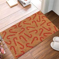 Christmas Doormat Anti-Slip Floor Mats Kitchen Doormats Carpet Welcome Mat For Front Door Xmas Ornament Gifts New Year 2023