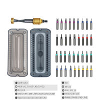 U40 36 IN 1ไขควงแม่เหล็กชุด Precision Phillips Hex Driver Bit PC แว่นตานาฬิกาซ่อมเครื่องมือ